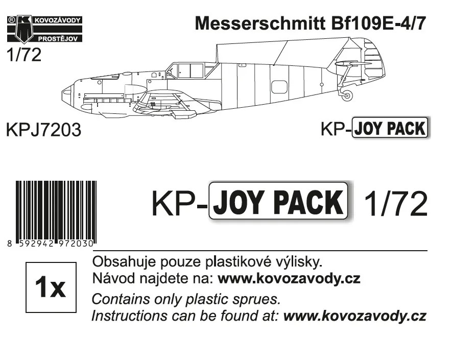 Bf 109E-4/7 KP-JOYPACK 1/72