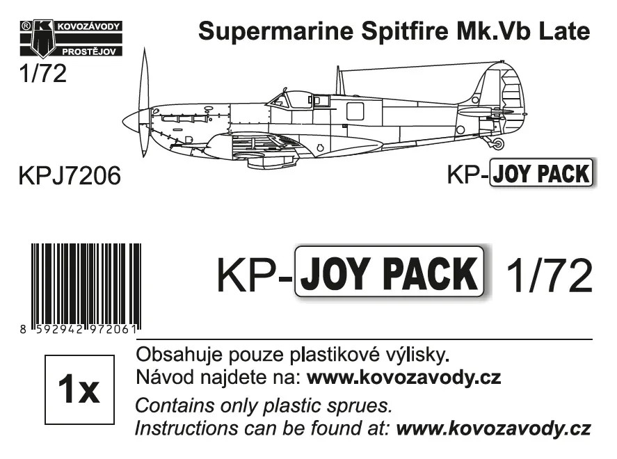 Spitfire Mk.Vb Late KP-JOYPACK 1/72