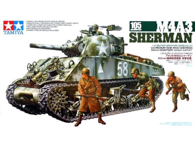 M4A3 Sherman 105mm Howitzer